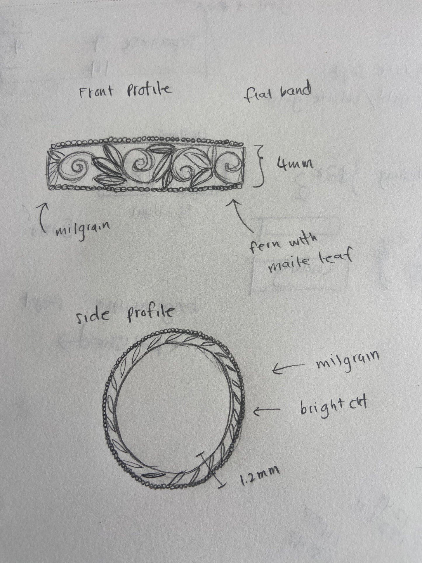 Custom Wedding Band for Yuri & Ren