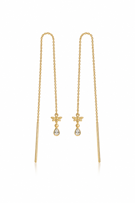 Naupaka Threader Earrings