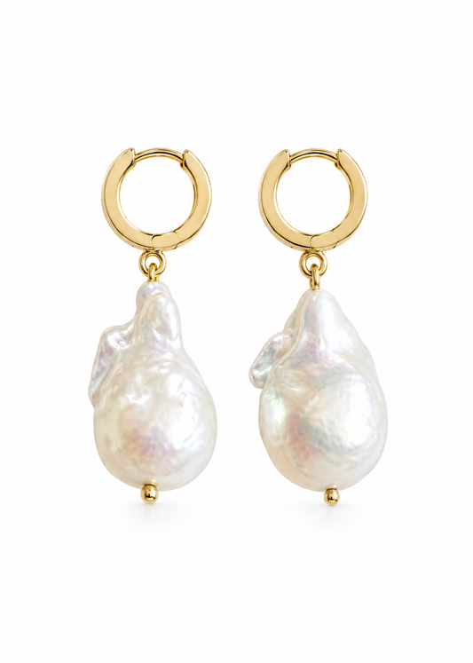Baroque Pearl Drop Earrings
