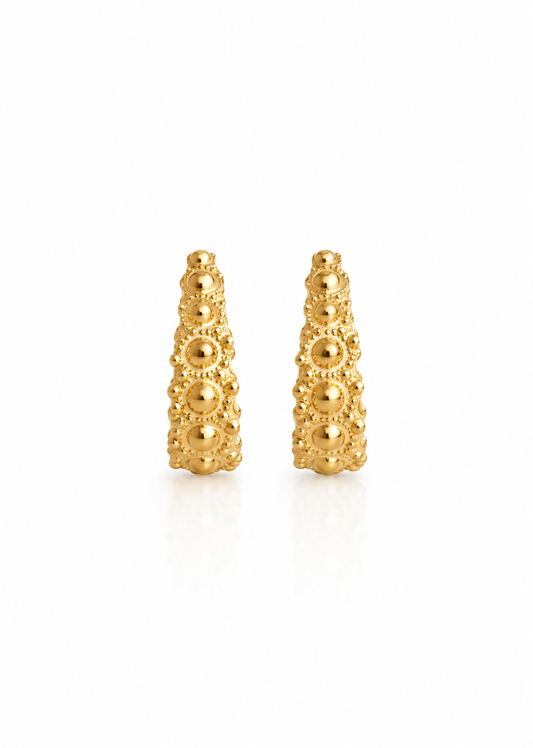 Sea Urchin Oceandrop Earrings - Small - 14k