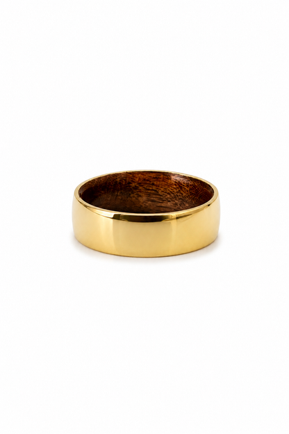Koa Wood Wedding Band - Jamie & Ian
