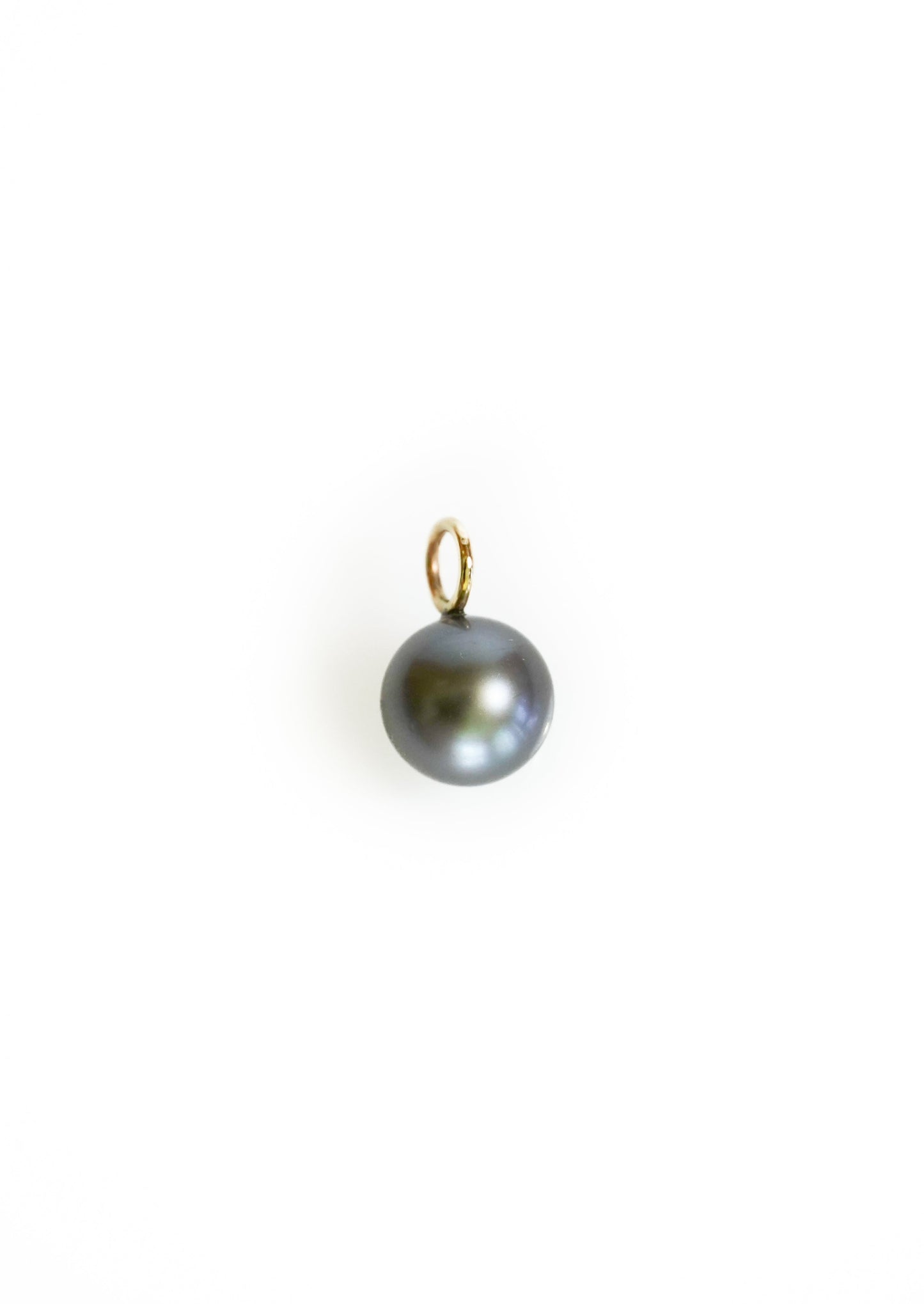 Tahitian Pearl Charm Pendant 14k