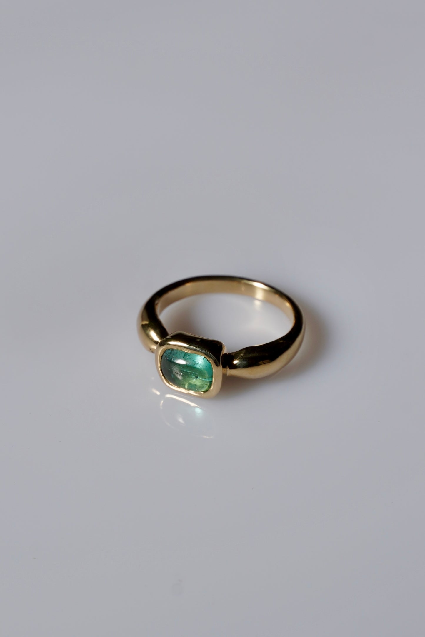 Seafoam Tourmaline Ring