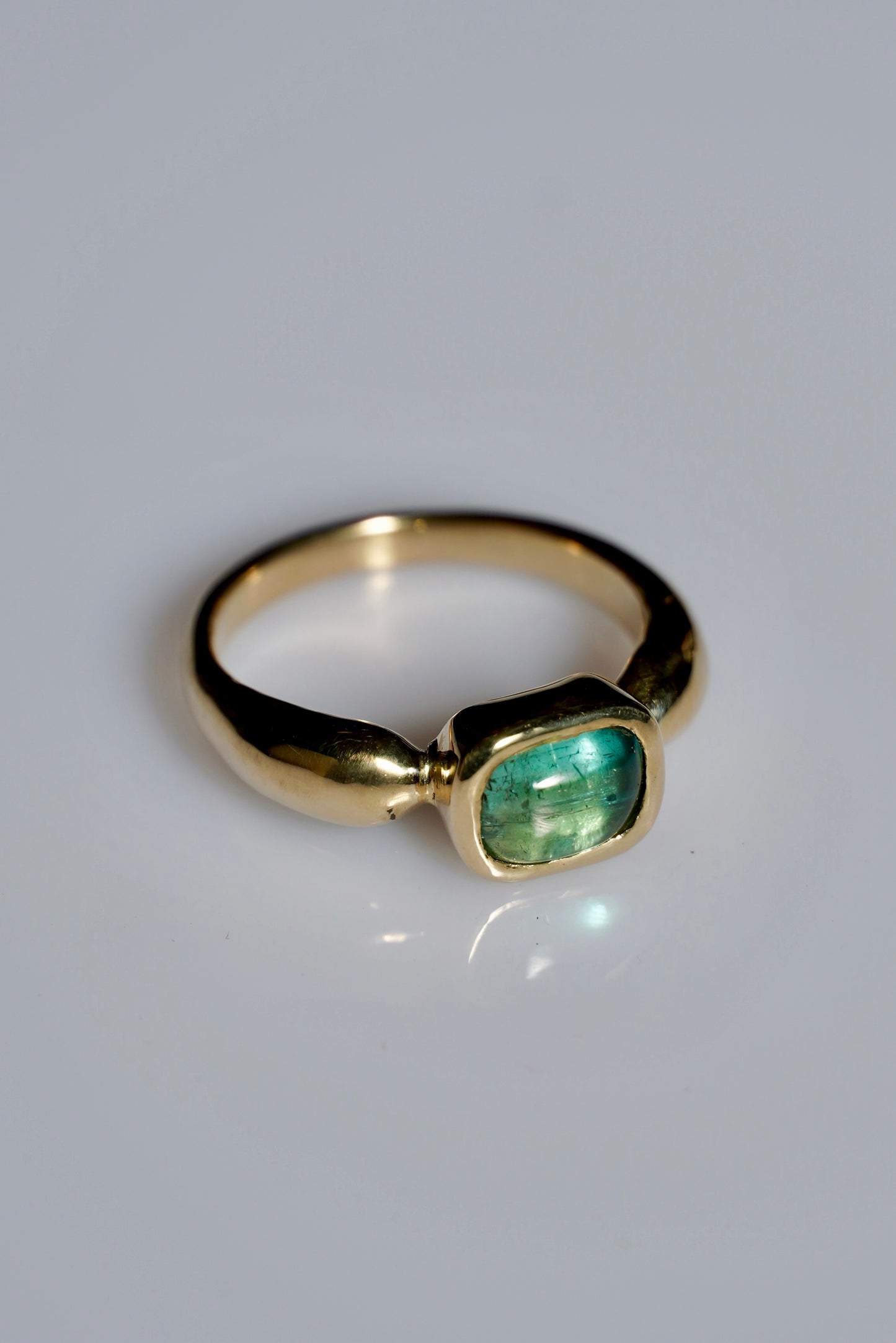 Seafoam Tourmaline Ring