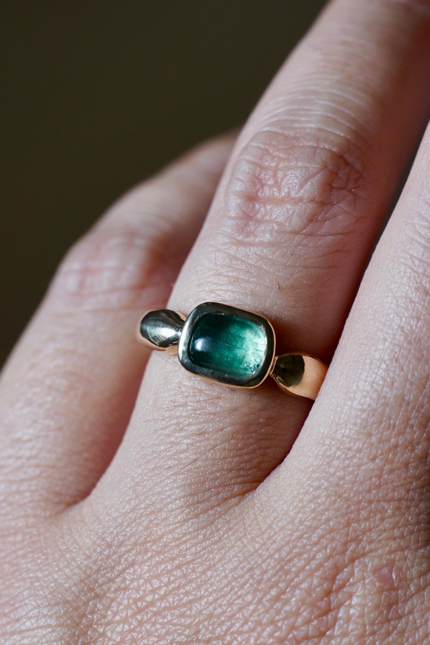 Seafoam Tourmaline Ring