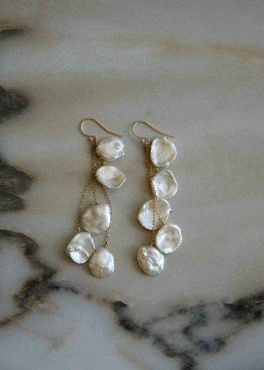 Pearl Dangle Earrings
