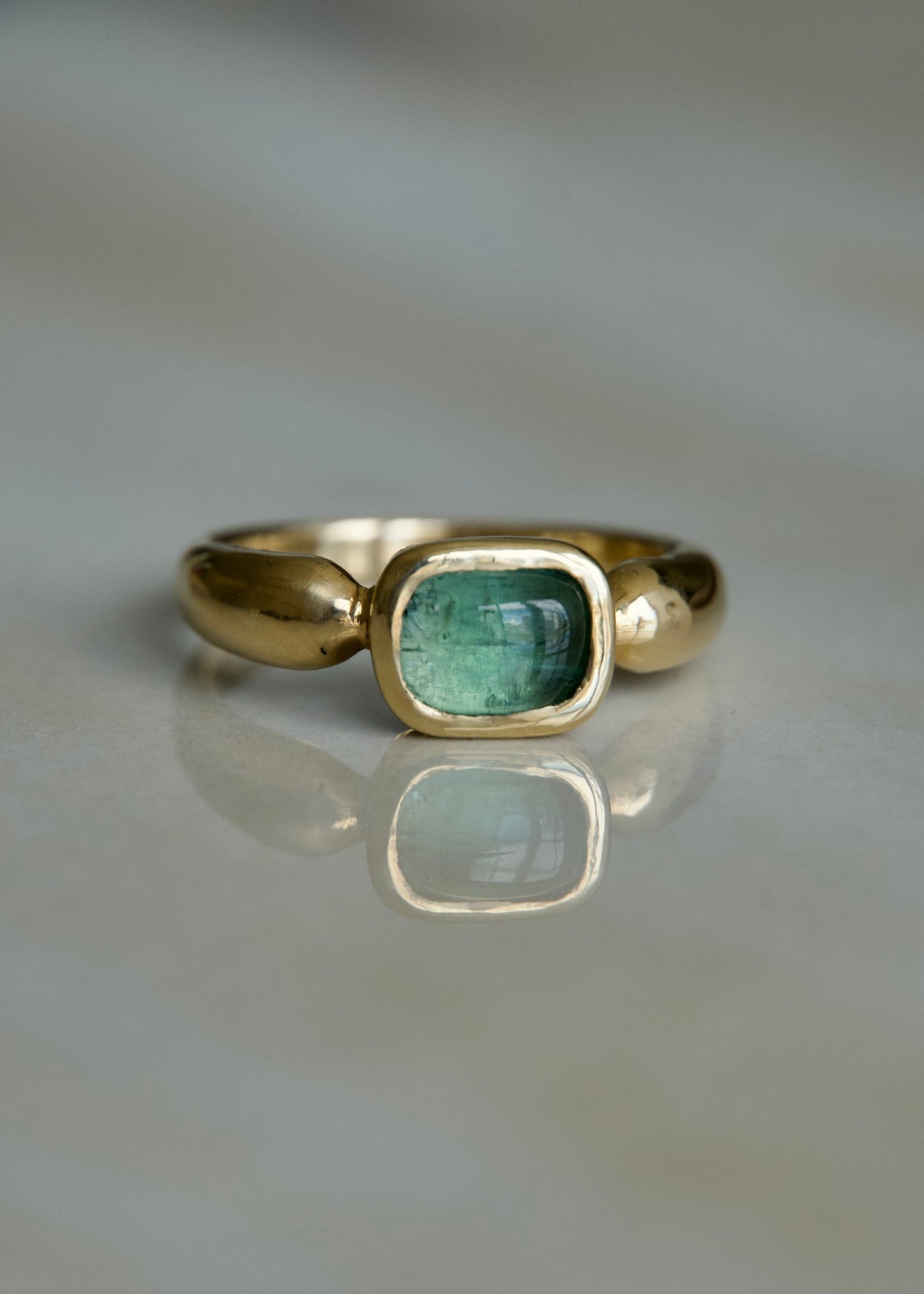 Seafoam Tourmaline Ring