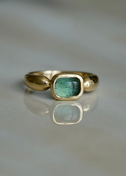 Seafoam Tourmaline Ring