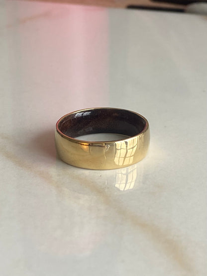 Koa Wood Wedding Band - Jamie & Ian