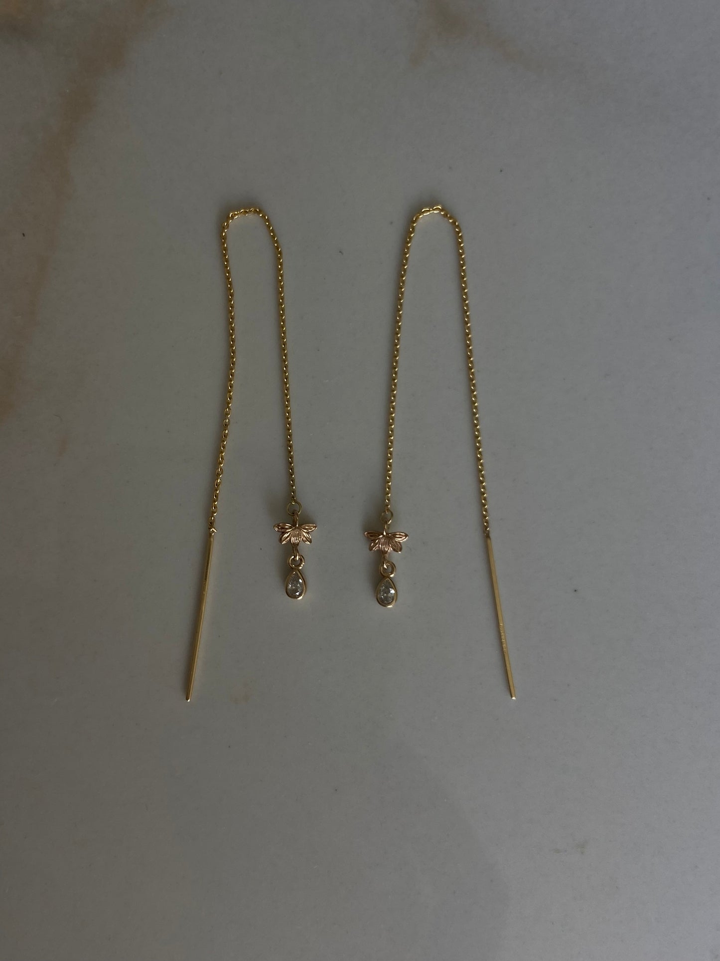 Naupaka Threader Earrings