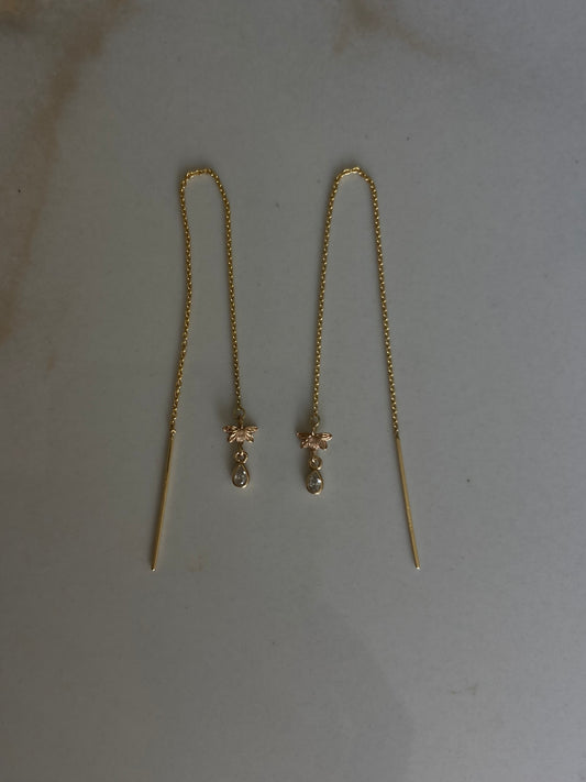 Naupaka Threader Earrings