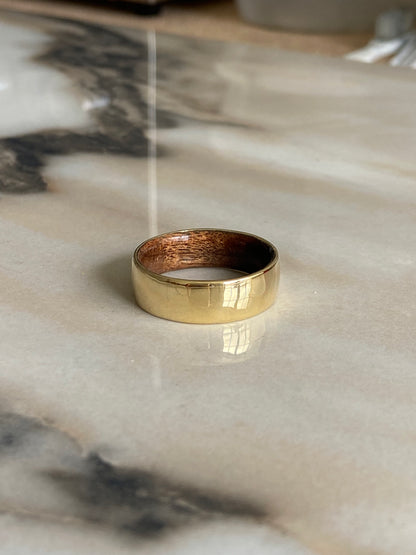 Koa Wood Wedding Band - Jamie & Ian