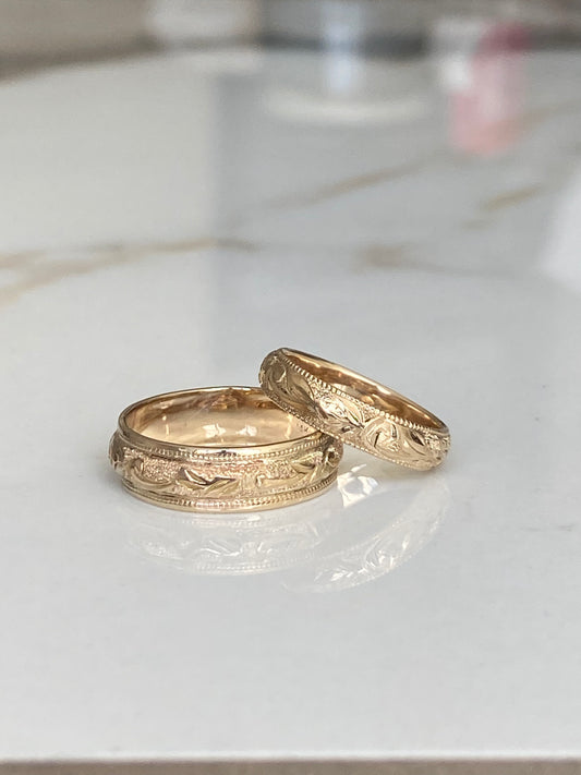 Custom Wedding Band for Yuri & Ren