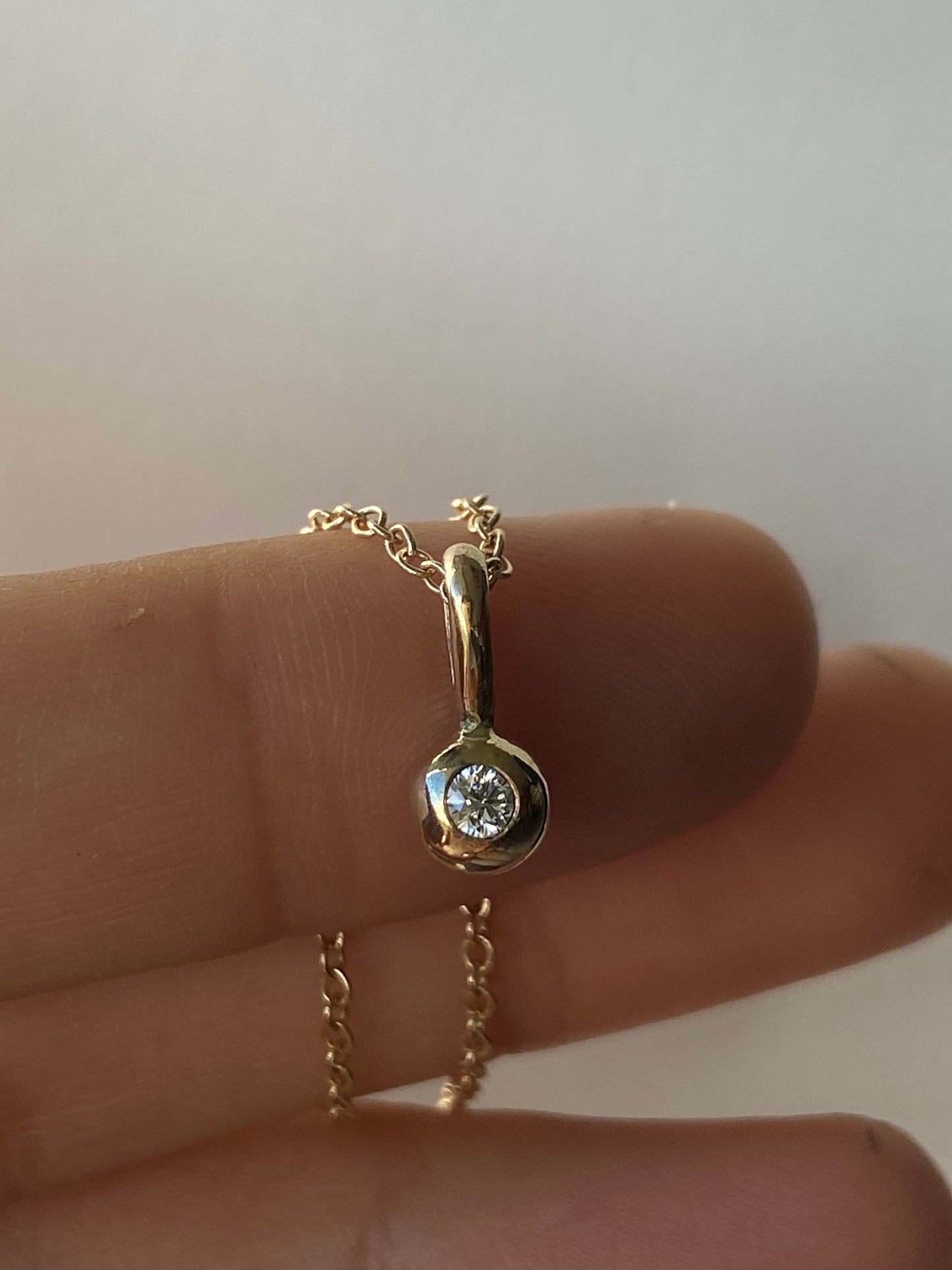 Diamond Charm Pendant