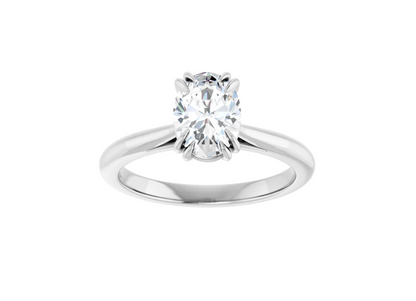 Double-claw Solitaire Engagement Ring